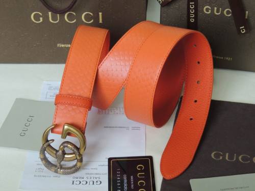 Super Perfect Quality G Belts(100% Genuine Leather,steel Buckle)-4447