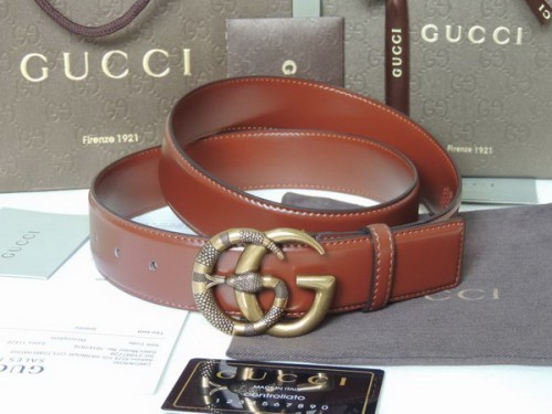 Super Perfect Quality G Belts(100% Genuine Leather,steel Buckle)-4459