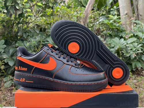 Authentic  VLONE x Nike Air Force 1 Low Black  Women