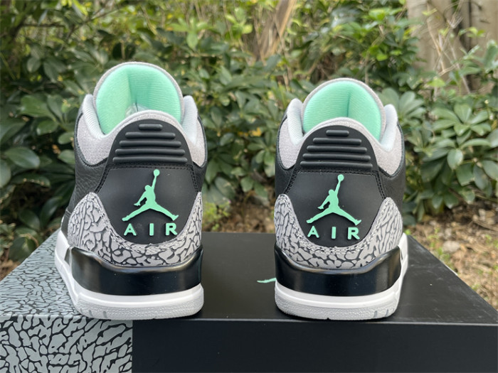 Authentic Air Jordan 3 “Green Glow”