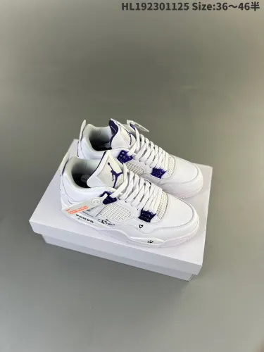 Perfect Jordan 4 women shoes-044