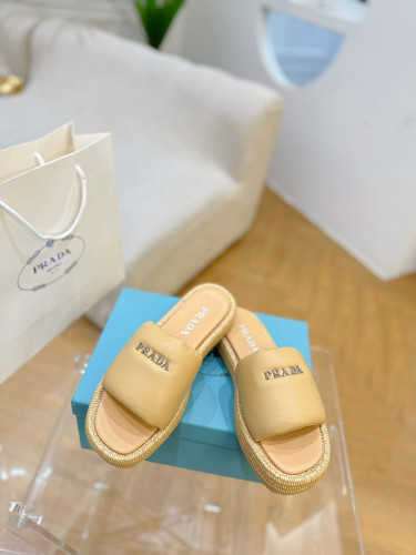 Prada women slippers 1：1 quality-078