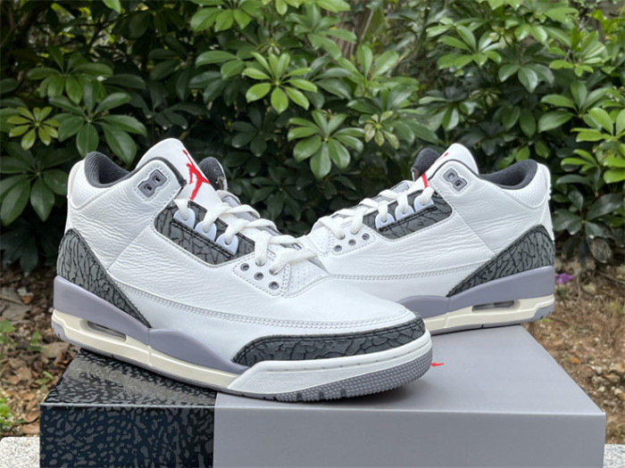 Authentic  Air Jordan 3 “Cement Grey”