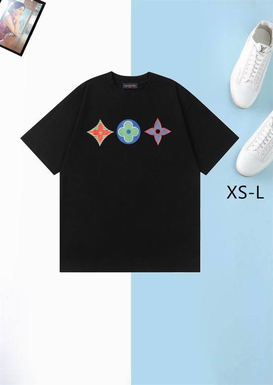 LV  t-shirt men-6134(XS-L)