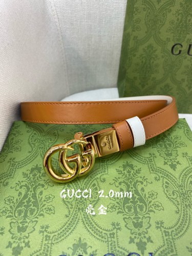 Super Perfect Quality G Belts(100% Genuine Leather,steel Buckle)-4501