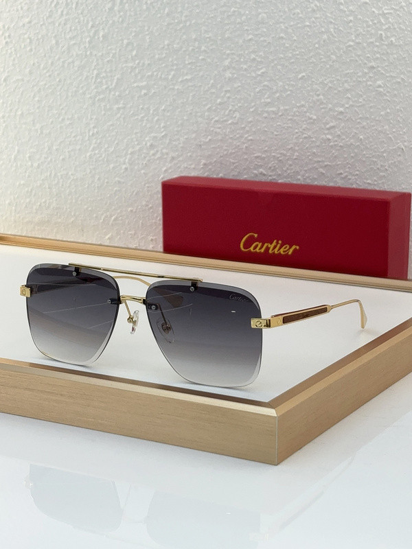 Cartier Sunglasses AAAA-5256