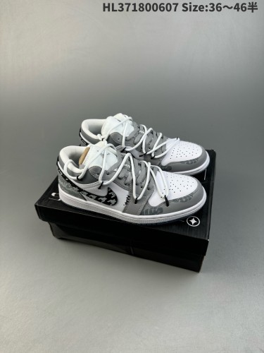 Perfect Air Jordan 1 Low shoes-180
