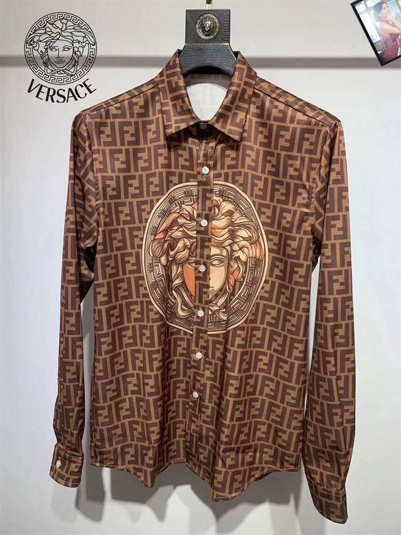 Versace long sleeve shirt men-320(S-XXL)