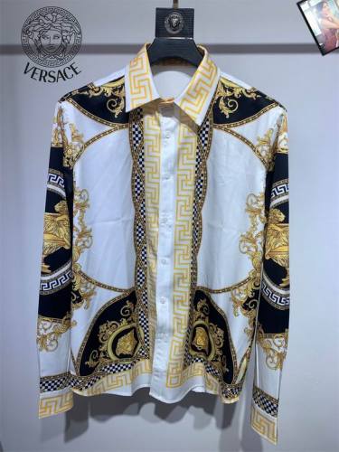 Versace long sleeve shirt men-308(S-XXL)