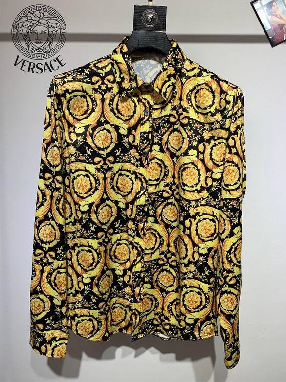 Versace long sleeve shirt men-299(S-XXL)