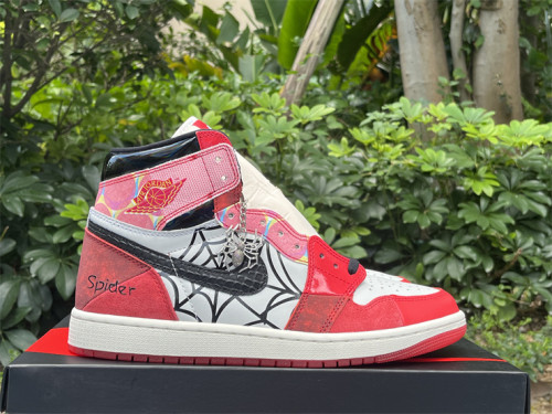 Authentic  Air Jordan 1 High OG “Spider-Verse” Custom