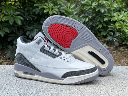 Authentic Air Jordan 3 “Cement Grey”  GS