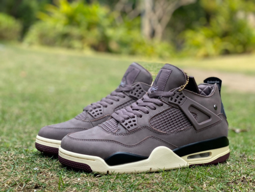 Authentic A Ma Maniére x Air Jordan 4 “Violet Ore”  Women