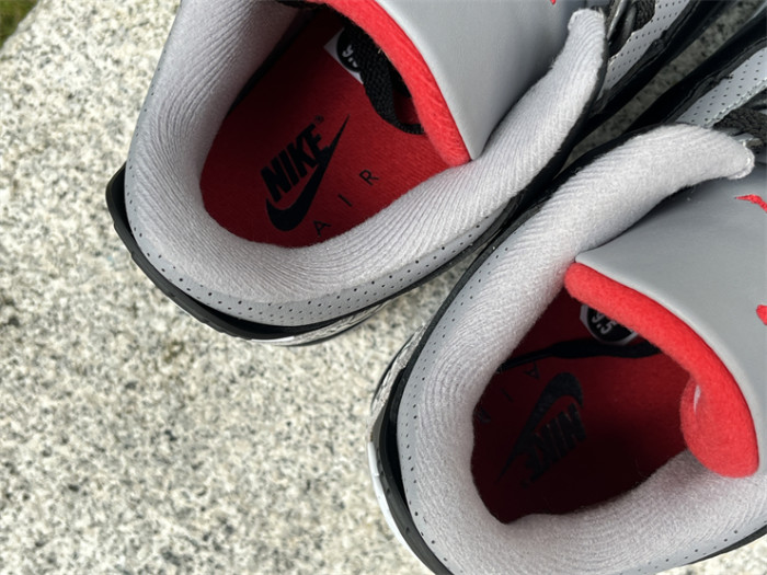 Super Max Air Jordan 3 “Black Cement” 2024