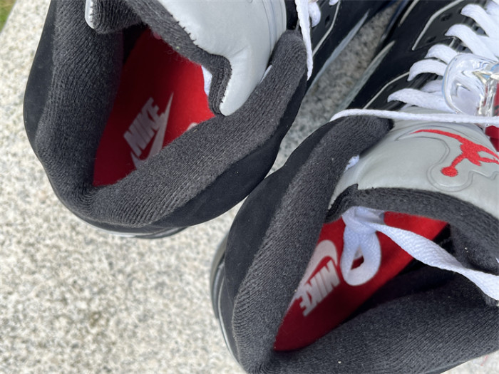 Authentic Air Jordan 5 “Black Metallic Reimagined”