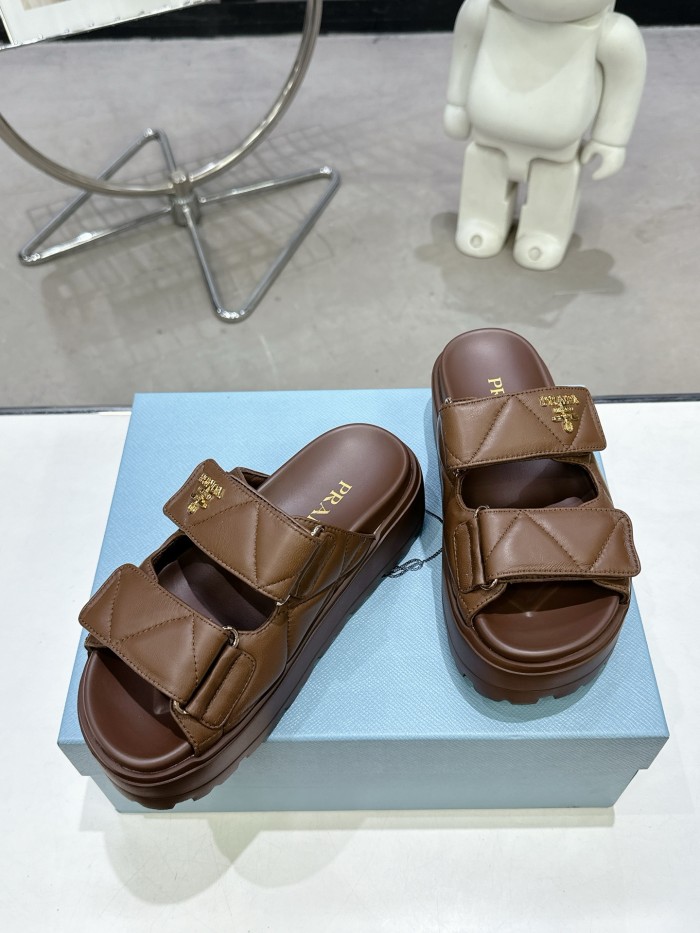 Prada women slippers 1：1 quality-116