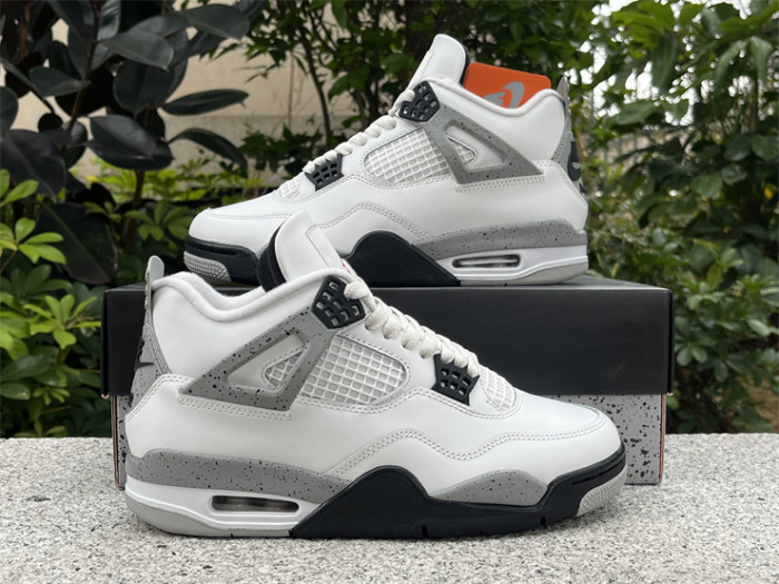Authentic Air Jordan 4 OG “White Cement”  2025