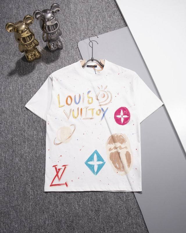 LV  t-shirt men-8195(S-XL)
