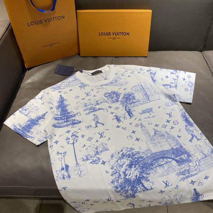LV  t-shirt men-7862(S-XXL)