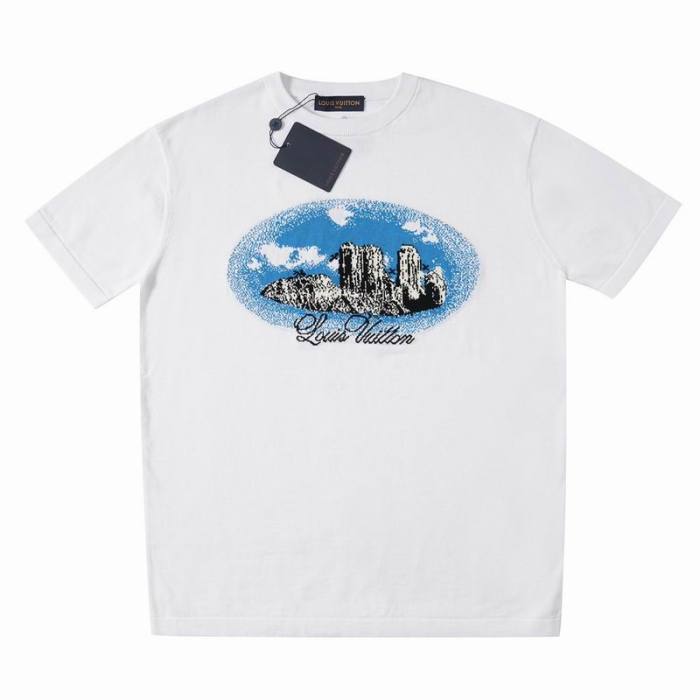 LV  t-shirt men-9137(XS-L)