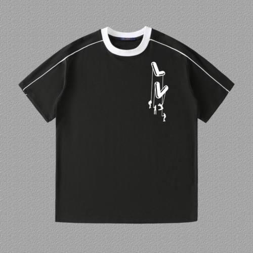 LV  t-shirt men-9536(XS-L)