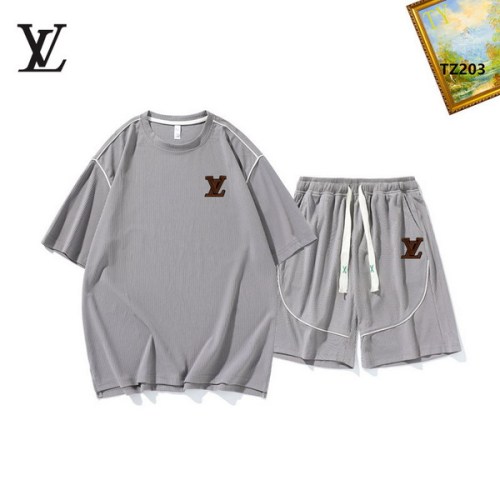 LV short sleeve men suit-286(M-XXXL)
