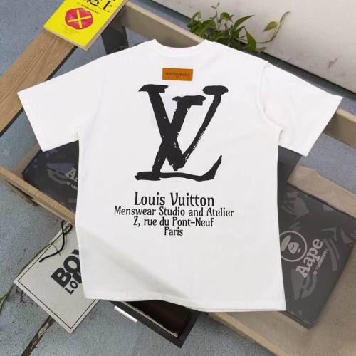 LV  t-shirt men-10655(XS-L)