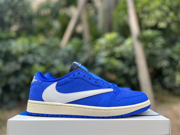 Authentic Travis Scott x Air Jordan 1 Low “Dark Mocha”