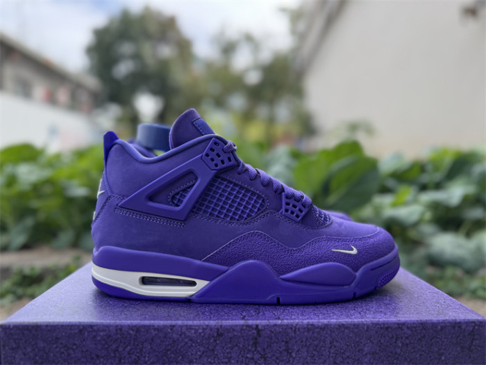 Authentic Air Jordan 4 Nigel Brick by Brick Purple