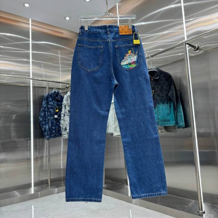 LV men jeans AAA quality-224