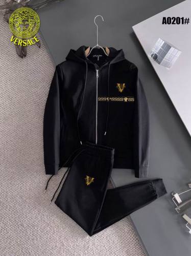 Versace long sleeve men suit-1058(M-XXXXXL)