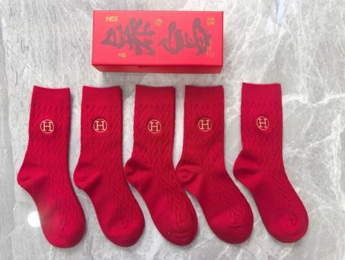 Hermes Socks-054