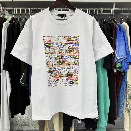 Purple t-shirt-021(S-XL)