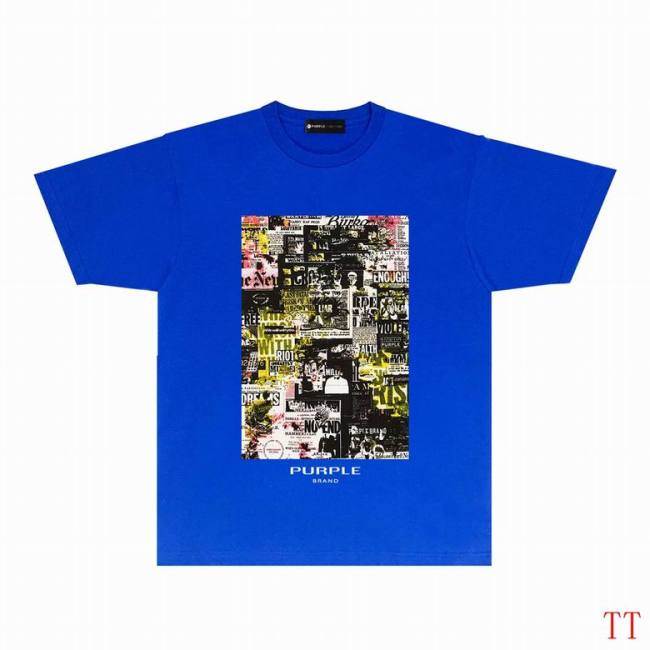 Purple t-shirt-660(S-XXL)