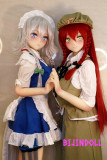 東方Project十六夜咲夜と紅美鈴アニメ人形