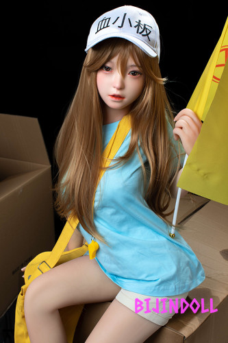 140cm B-cup FUDOLL#8 シリコン頭部+TPE材質ボディ 『はたらく細胞』血小板コスプレラブドール