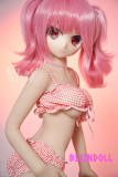 WMDoll#Y002 146cm Ｃカップ  ソフトビニール製ヘッド+TPE製ボディ めちゃくちゃ可愛い笑顔ラブドール