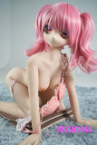 WMDoll#Y002 146cm Ｃカップ  プラスチックヘッド+TPE製ボディ めちゃくちゃ可愛い笑顔ラブドール