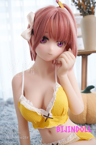 WMDoll#28 146cm Cカップ シリコンヘッド+TPE体 ロリカワ美少女ダッチワイフ