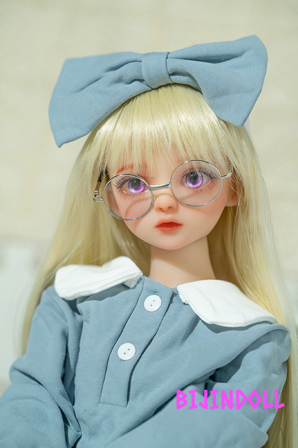ロシア人の金髪メガネ幼女ミニロリドール AXBDOLL#TA11 65cm 貧乳 tpe製