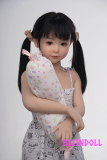 女子小学生の貧乳の姪ロリセックス人形