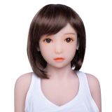 MOMODOLL#MM046 128cm Aカップ TPE製 頭身一体 シームレスラブドール