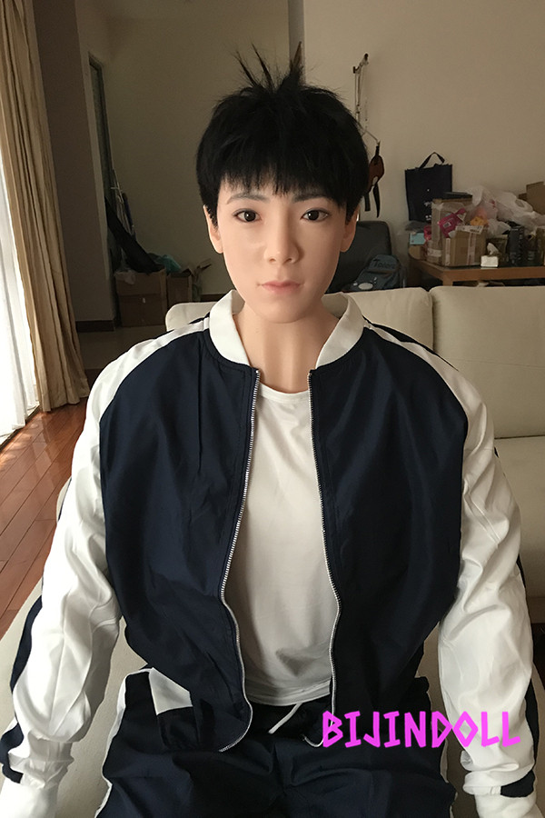 DHDOLL 小伟 180cm  シリコンヘッド +TPEボディ 男女兼用高級男セックスドールちんぽエロ