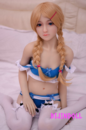 AXBDOLL#A16 130cm バスト中 tpe製  異国金髪二重三つ編みロリセックス人形