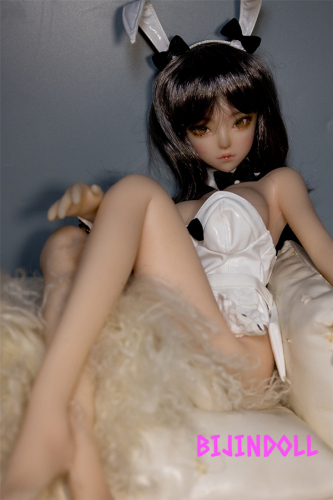 JYDOLL 60cm シリコン製 巨乳バニーコスプレミニセックス人形