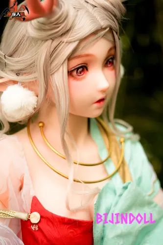 mozudoll 145cm TPE製 宣材写真と同じ衣装無料プレゼン 枝角ロリ顔少女ラブドール