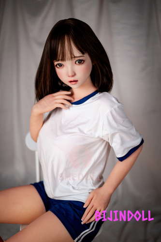 SHEDOLL 148cm D-cup シリコン頭部+TPE材質ボディ 童顔な小柄の学生体操服ラブドール