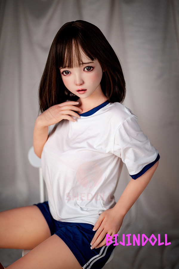 SHEDOLL 148cm D-cup シリコン頭部+TPE材質ボディ 童顔な小柄の学生体操服ラブドール