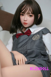 SHEDOLL 148cm D-cup シリコン頭部+TPE材質ボディ セックス ポジションいじるラブドール