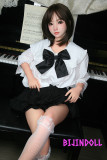 SHEDOLL 148cm C-cup シリコン頭部+TPE材質ボディ 激カワなスレンダー学生童貞卒業ラブドール